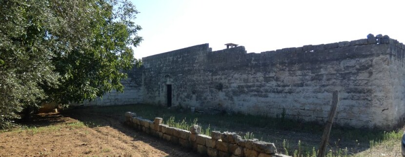 Traditional building for sale in Puglia, Italy, with olive grove