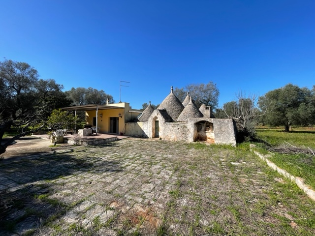 House with trullo complex and olive grove for sale