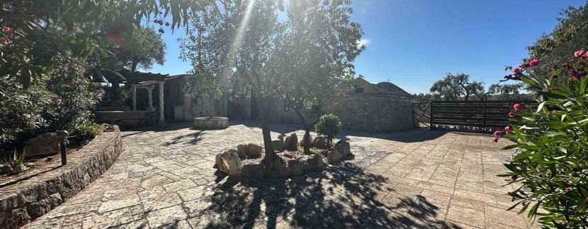 Trulli complex with swimming pool for sale Ostuni, ready to be moved into